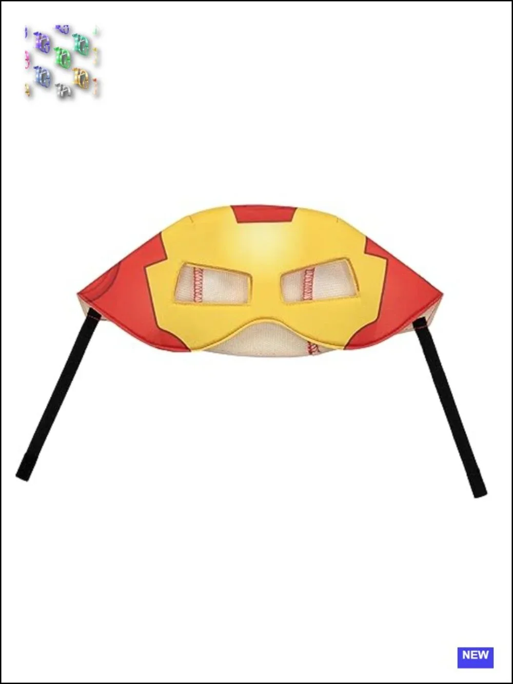 Marvel Iron Man Toddler Deluxe Costume 3T-4T Padded Jumpsuit with Mask Halloween